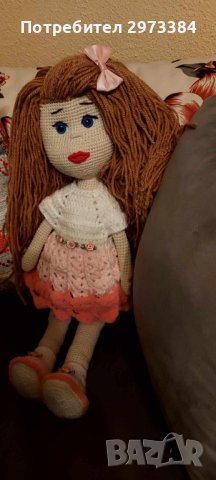 Ръчно плетена кукла , снимка 1 - Кукли - 44019547