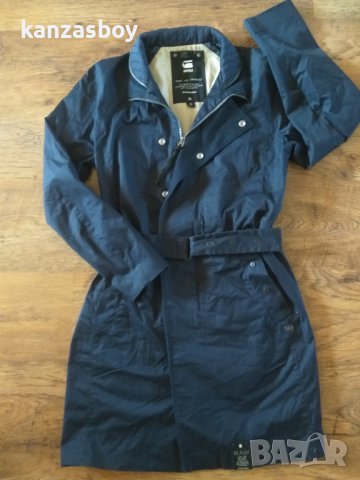 g-star minor long slim trench wmn - страхотен дамски тренч КАТО НОВ, снимка 7 - Якета - 38475326