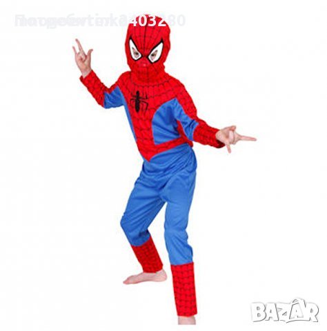 Карнавален детски костюм Спайдърмен Spiderman - различни размери, снимка 5
