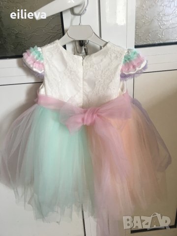 Детска рокля, снимка 2 - Бебешки рокли - 37209554