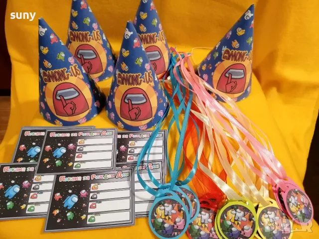 Парти артикули Among us, снимка 2 - Други - 49565215