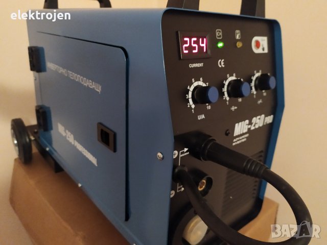 Телоподаващ апарат МАХ PROFESSIONAL MIG 250А - 4м. евро шланг- 250 Телоподаващо, снимка 3 - Други машини и части - 38518658