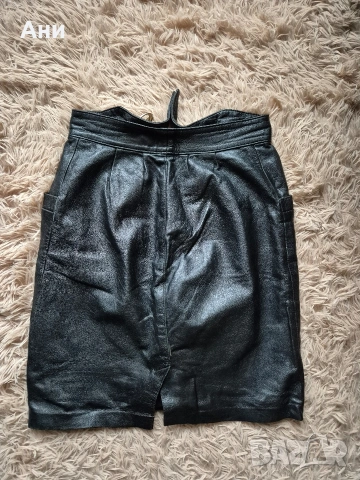 Дамска пола естествена кожа, снимка 4 - Поли - 53348442