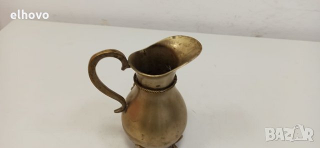 Месингова кана, снимка 6 - Антикварни и старинни предмети - 32717629