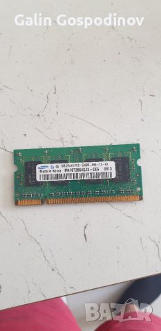 RAM DDR2 PC2 1 GB за лаптоп 2бр. , снимка 2 - Части за лаптопи - 38328464