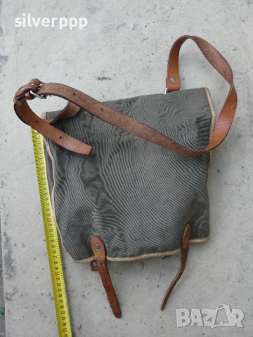 Българска презраменна брезентова чанта 