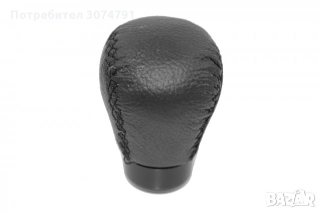 Универсална Топка за Скоростен Лост Черна Кожа с Шевове Малка 8см, снимка 3 - Аксесоари и консумативи - 32921032