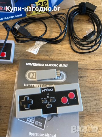 Ретро конзола - Nintendo classic mini 30 вкл игри , НDMI букса , два джойстика, снимка 10 - Nintendo конзоли - 39119904