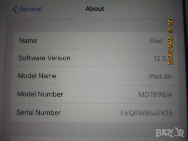 Apple iPad Air MD789B/A 32 GB, снимка 3 - Таблети - 44030204