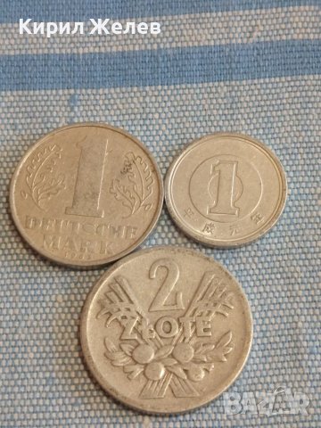 Три монети от цял свят ПОЛША,ГДР, КИТАЙ за КОЛЕКЦИЯ ДЕКОРАЦИЯ 49570