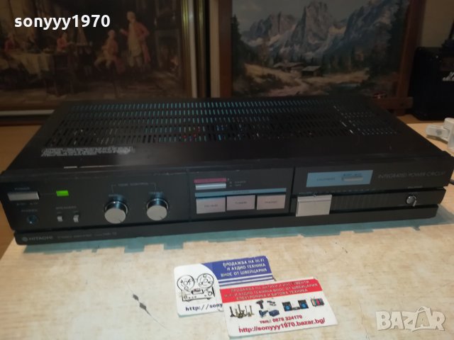 HITACHI HA-12 STEREO AMPLIFIER-MADE IN JAPAN 2112211036, снимка 4 - Ресийвъри, усилватели, смесителни пултове - 35206182