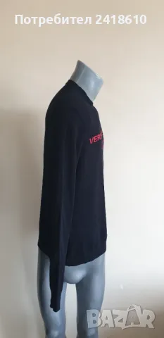 Versace Jeans Couture Cotton Knit Mens Size M ОРИГИНАЛ! Мъжки Памучен Пуловер!, снимка 5 - Пуловери - 49213739