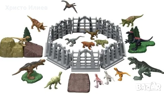 Комплект 15 Динозаври клетка аксесоари Jurassic World Джурасик свят Оригинална Mattel, снимка 3 - Фигурки - 47988198