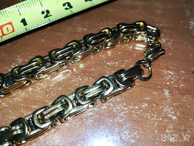 ЗЛАТЕН ЛАНЕЦ С КРЪСТ И ХРИСТОС 0909220857, снимка 6 - Антикварни и старинни предмети - 37945616