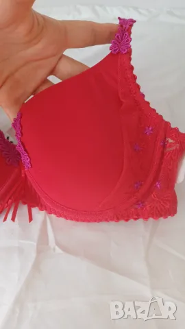 Marie Jo червен сутиен 80 А, нов, снимка 4 - Бельо - 49512615