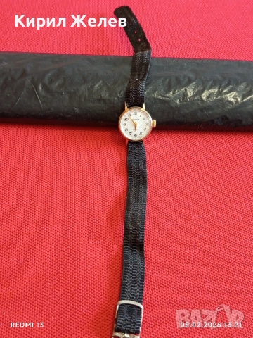 Стар механичен часовник ЧАЙКА СССР позлатен за КОЛЕКЦИЯ 52839, снимка 6 - Антикварни и старинни предмети - 53401020