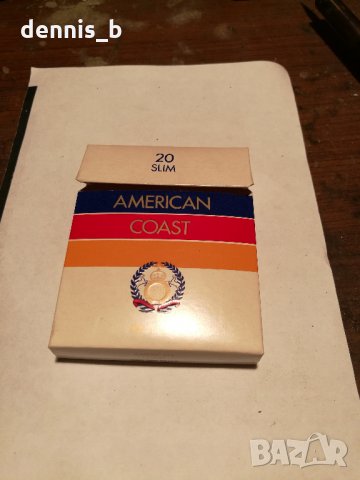 American Coast кутия от цигари, снимка 1 - Колекции - 26596668