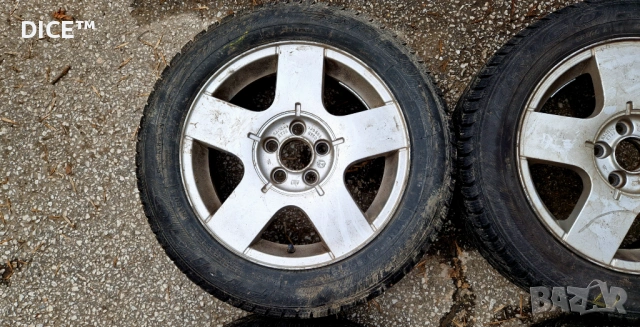 VW Polo 15 5х100 лети джанти Фолксваген Поло 5x100. 185/60/15, снимка 5 - Гуми и джанти - 53452123