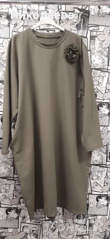 Макси Рокля с цвете!Размери 60 и 62!, снимка 2 - Рокли - 49288026