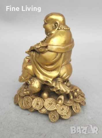 Статуетка "Смеещият се Буда", снимка 5 - Декорация за дома - 52196024