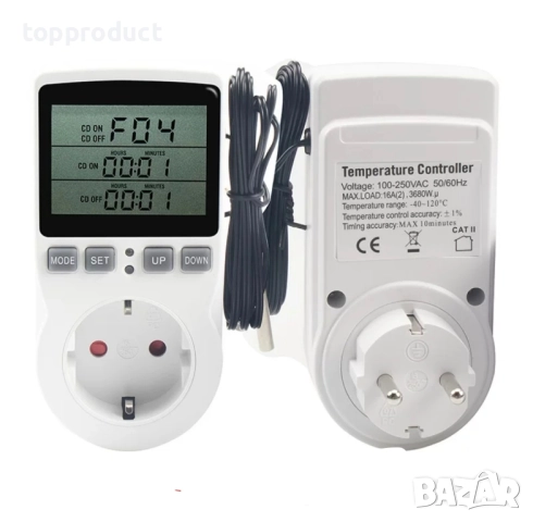 Терморегулатор, цикличен таймер 5в1