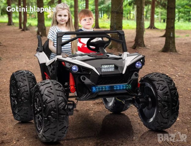 Акумулаторен Двуместен джип OFF-ROAD BUGGY 4X4 UTV 24V батерия, снимка 2 - Детски велосипеди, триколки и коли - 43685973