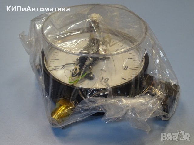 Ел. контактен Манометър AUSTA Ф160, 10 bar, снимка 4 - Резервни части за машини - 39374086