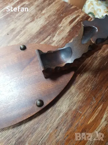 дървена стойка за вина и може да се използва за други бутилки, снимка 4 - Декорация за дома - 48378198