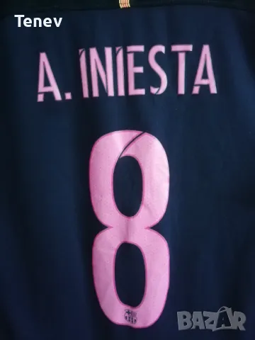 Barcelona Iniesta Away 2016 2017 Барселона Иниеста оригинална тениска фланелка Nike , снимка 4 - Тениски - 50225143