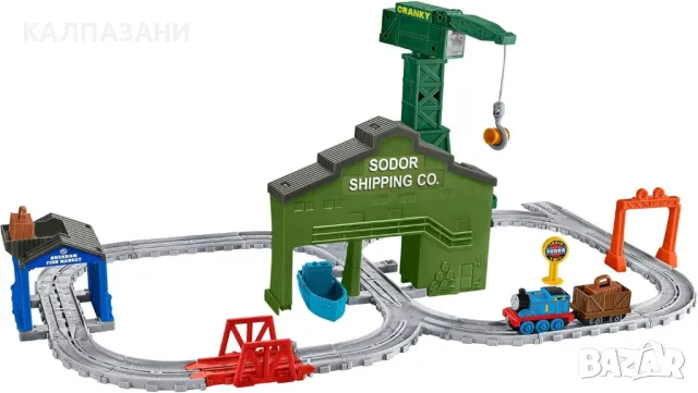 Thomas & Friends™ Adventures Cranky at the Docks DVT13, снимка 3 - Коли, камиони, мотори, писти - 49991959