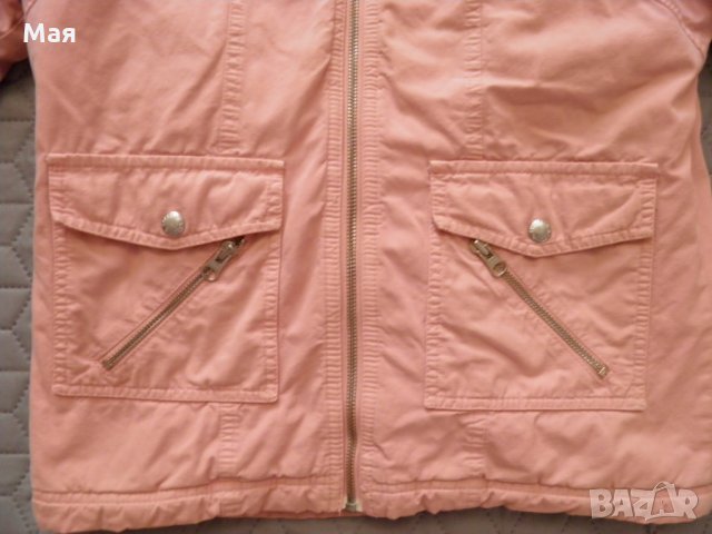Дамско розово яке с качулка S/М, снимка 6 - Якета - 26641707