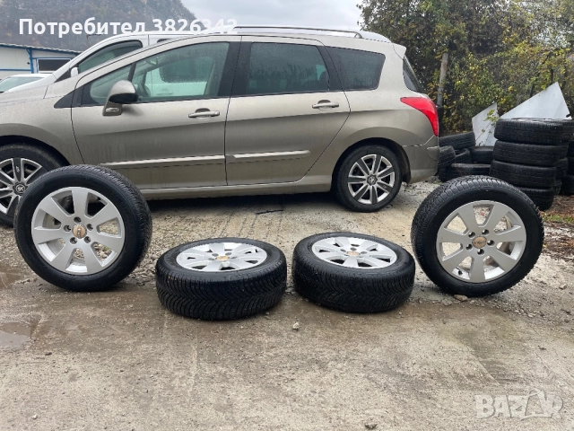 Джанти за Ауди с зимни гуми Michelin