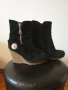 Боти естествен велур 35,5 - 36 номер, снимка 3