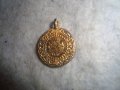 СТАР ПОЗЛАТЕН НАКИТ ТИП ПЕНДАР МОНЕТКА за УКРАСА от НЕРЪЖДАЕМА СТОМАНА 27638, снимка 5