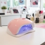 Професионална UV/LED лампа POLYUV 110W – За всички гел лакове, авто сензор, таймери и режим на ниска, снимка 1