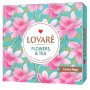 Чай Lovare Flowers & Tea, Черен и зелен, 12 вида х 5 броя, 102, 5 гр