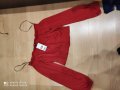 Блуза червена, снимка 1 - Блузи с дълъг ръкав и пуловери - 32425226