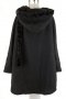 Черно дамско вълнено палто марка NATALEE , снимка 4