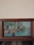 Античен голям триптих, стари рисувани картини на платна. , снимка 11