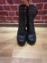 Дамски боти на ток, естествена кожа, снимка 5