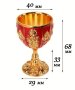 Изящни декоративни метални чашки или лампа на Аладин, снимка 7