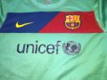 Barcelona футболна тениска  2010 - 2011 гости Nike M юноши 140-150cm, снимка 3