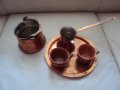 Бакърен сервиз за кафе с джезве, снимка 2