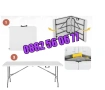 Сгъваема маса за кетъринг, градинска маса 180/74 см, къмпинг маса , снимка 5
