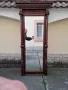 Огромно антикварно френско огледало масив резба , снимка 6