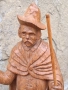 Красива Стара Дървена Фигура , снимка 5