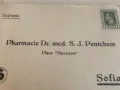 Интересна стара картичка-Аптека пл.Славейков(София)-1928 г., снимка 2