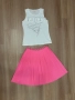 Комплект за момиче, пола и потник Guess, 16г., снимка 1