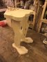 Уникална дървена табуретка от дърво ръчна изработка, снимка 4