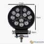 Халоген диоден 124 - 9-80V - 12LED - 19W, снимка 3